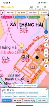 Chuyển nhượng 6224m2 đất mặt tiền đường, khu dân cư xã Thắng Hải giá 140tr/m ngang