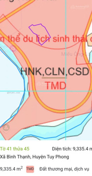 Cần bán mảnh đất 9,275,9m2 đất khu vực huyện Tuy Phong, Tỉnh Bình Thuận