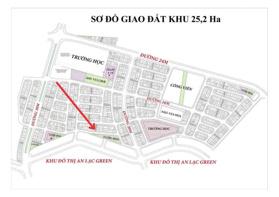 Bán lô góc siêu thoáng, view vườn hoa, hướng Nam, DT 83m2, khu 25h, Vân Canh 0989 060 258