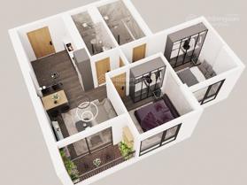 Chính chủ bán căn 2PN trục 14 tầng trung 54m2 view biệt thự Ecopark, giá 2.15 tỷ bao phí sang tên