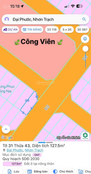 Bán gấp lô góc 140m2 khu tái định cư xã Đại Phước Nhơn Trạch ĐN cách TP.HCM chỉ con phà