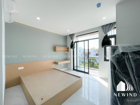 Cho thuê CC mini đẹp - full nội thất - gần Lotte, Rmit, KCX - ban công siêu rộng siêu