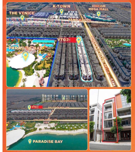 Liền kề xẻ khe hiếm 78m, mặt tiền 6m tại phân khu Vịnh Thiên Đường giá 9tỷ5