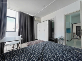 Cho thuê CHDV 1 PN ban công thoáng mát - cho nuôi pet - có bình nóng lạnh - gần chợ Bà Chiểu