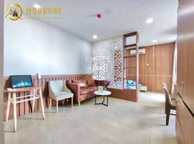 Chung cư mini dạng 1 Phòng ngủ balcon full nội thất - hầm xe - thang máy - dọn phòng hằng tuần