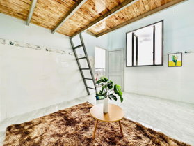 Khai trương khu phòng mới xây gác cao banconl cửa sổ trời máy lạnh