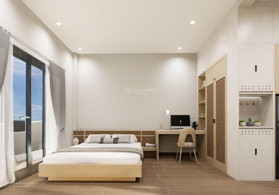 Studio full nội thất, ban công, khu cao ốc Phổ Quang, nhà mới 100% không cải tạo