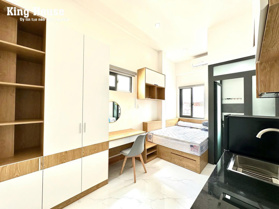 Studio Bình Thạnh máy giặt riêng gần ngã tư Hàng Xanh, phòng full nội thất rộng rãi thoáng mát