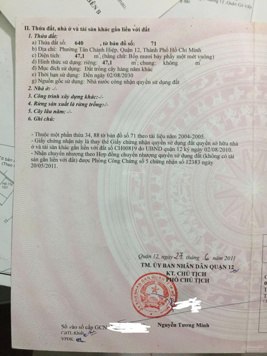 Bán đất Quốc lộ 1A, Tân Chánh Hiệp, 47m2