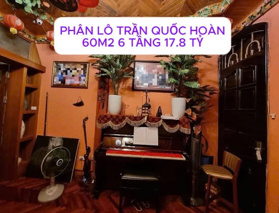 🏡 PHÂN LÔ TRẦN QUỐC HOÀN – CẦU GIẤY, 60M2, 6 TẦNG, MẶT TIỀN 4.2M GIÁ 17.8 TỶ  🏡