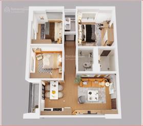 Chung cư Thanh Hoá, căn hộ mới nguyên 3 phòng ngủ - 1.6x tỷ