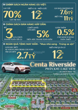 Chính thức giữ chỗ phân khu Centa Park View VSIP Bắc Ninh chính sách hấp dẫn