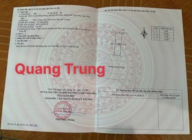 Chính chủ bán gấp lô đất mặt phố Quang Trung, Hội Hợp 95m mt5m full thổ cư sđcc 3,25 tỷ 0988296228