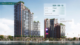 Căn 77.8m2 (2PN) Full Giá 5.959 Tỷ VIEW sông Hàn và công viên 5.000M2 - SUN SYMPHONY