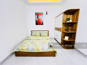 Nhà phố 66m2 đúc 1 lửng 2 lầu full nội thất hẻm 7m khu nhà lầu đường Hiệp Thành 13