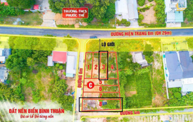 Đất biển Cổ Thạch, Tuy Phong, Bình Thuận, sổ đỏ từng nền, giá tốt 6tr/m2
