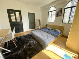 Cho thuê studio penthouse balcony 30m2 gần Saigon Pearl, Vinhomes, cầu Thủ Thiêm