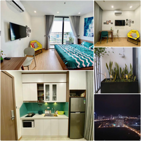 Studio Vinhomes Green Bay, tầng cao - view thoáng - full nội thất, vào ở ngay