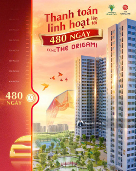 Giỏ hàng The Origami giá sốc CK 25%, thanh toán giãn 480 ngày, cơ hội đầu tư hiếm có LH 0903 040 462