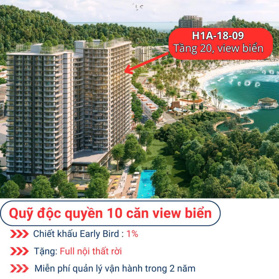 Chiết khấu lên tới 15% căn Studio view biển, quỹ độc quyền hiếm có tầng đẹp