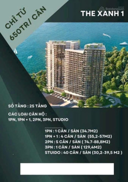 Căn hộ full nội thất cao cấp tại vịnh trung tâm Cát Bà. Giá dự kiến 1,650 tỷ đã bao gồm VAT