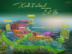 Độc quyền quỹ căn studio view biển tầng 22,23 Xanh Island Cát Bà giá từ 2 tỷ - HTLS 70% trong 3 năm