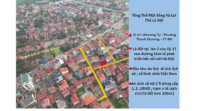 Bán đất tại Thanh Khương, giá thỏa thuận, 57m2, mặt tiền 4.5m, ngõ 3.2m
