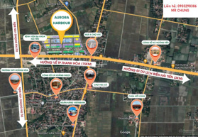 Bán đất nền dự án Thanh Hóa - cách biển Hải Tiến 2km - 80m2 - chỉ 1.44 tỷ - Hạ tầng đã hoàn thiện