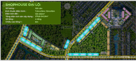Bán Shophuose kinh doanh mặt đường 34m đại lộ Âu Cơ phân khu Central Bay