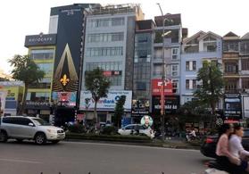 Hiếm! Nhà mặt phố Cầu Giấy, gần ngã 5 chỉ nhỉnh 300tr/m2: 197m2 - 9T - phố vip 8 làn xe ô tô - KDSU