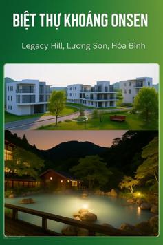 Chính chủ cần bán biệt thự khoáng Onsen, view tuyệt đẹp. Giá full cả nhà, bao phí!