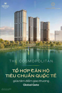 Căn hộ đẹp, nhiều tiện ích tại dự án Cosmopolitant Vinhomes Cổ Loa, 5,4 tỷ, 45m2, 1PN+