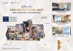 Bán suất ngoại giao dự án BRG Cửa Lò căn 100m2 3PN giá chỉ 2.9 tỷ