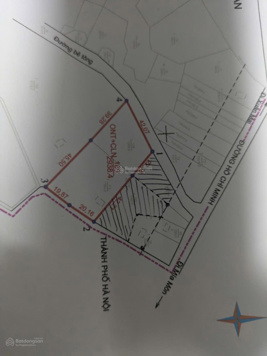 Đất thổ cư 2400m2/2938m2. Sát đường Quốc lộ 21, sau gần tàu điện cao tốc về Xuân Mai. Tiềm năng