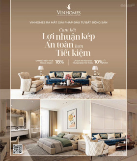 Bán liền kề 70m2 Nhà hoàn thiện , Chủ đầu tư cam kết cho thuê 18% 3 năm - Vinhomes Ocean Park 3