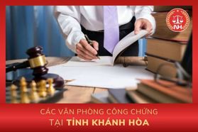 Danh sách các văn phòng công chứng tại tỉnh Khánh Hòa