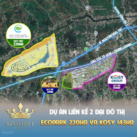 Bán đất nền King Hill, đối diện Eco Retreat 220ha - Long An, chiết khấu 12%, sổ sẵn, giá từ 1.99 tỷ