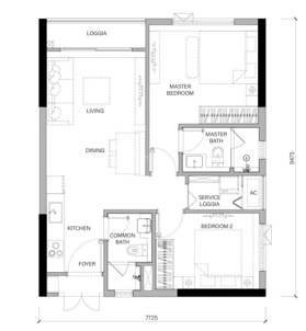 Cần bán gấp bằng giá HĐMB, bao phí căn góc hoa hậu 2PN 64,3m2 tòa S1, The Senique, Vin Ocean Park 1
