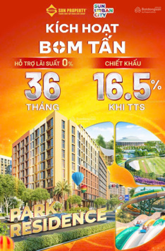 Chỉ từ 500 triệu sở hữu ngay căn hộ cạnh Công Viên Sun World lớn nhất Miền Bắc ckhau lên đến 22,5%