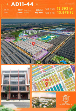 DUY NHẤT CĂN ÁNH DƯƠNG 80m - ĐẸP NHẤT DỰ ÁN CÓ HƠN 100tr/m2