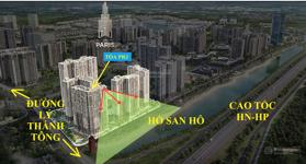 The Paris căn 2PN 61m2 ban công Side by Side giá chỉ 3,9 tỷ view hồ San Hô tại Vinhomes Ocean Park