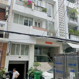 Cho thuê tầng trệt thông suốt toàn nhà 8x16m DT net 114m2, giá 38 triệu / tháng.