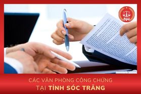 Danh sách các văn phòng công chứng tại tỉnh Sóc Trăng
