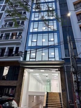 Bán toà văn phòng 9T Thang Máy 123m2, 6m mặt tiền, đầy đủ PCCC và GPXD, dòng tiền 100 triệu