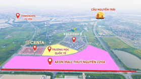 Bán Shophouse Centa City . Mặt tiền đi Vũ Yên . Giá 6,7 tỉ