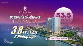 Bán căn hộ ven sông Hàn Đà Nẵng - 2PN - 72m2 - Sổ hồng lâu dài - Khai thác cho thuê cực tốt