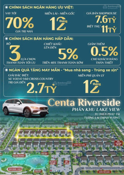 Centa Riverside Zone2 - Đô thị Singapore đầu tiên tại đất Vua Kinh Bắc chính thức mở bán 0924 191 989