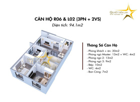 Bán CC giá siêu hời tại Eden Garden Thái Bình, 3,31 tỷ, 94,1m2 thanh toán 70% nhận nhà