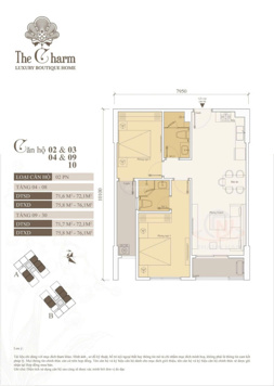 Bán chung cư The Charm An Hưng, giá tốt nhất thị trường, liên hệ e hoài 0989 925 438