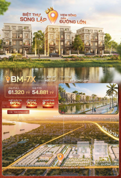 BIỆT THỰ SONG LẬP 228M VIEW SÔNG TUYỆT TÁC SỐNG ĐẲNG CẤP VINHOMES WONDER CITY ĐAN PHƯỢNG